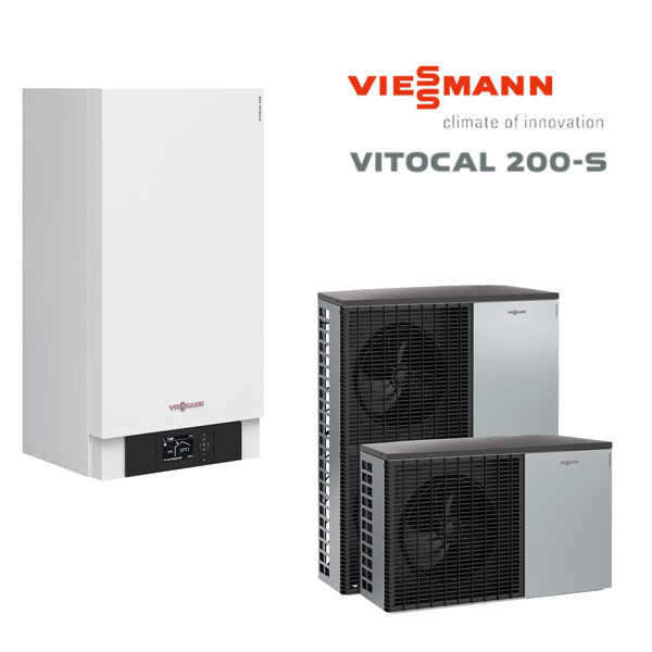 Viessmann, термопомпа Vitocal 200-S AWB-M-E-AC201.D, 13.7/8.5kW от./охл.,230V