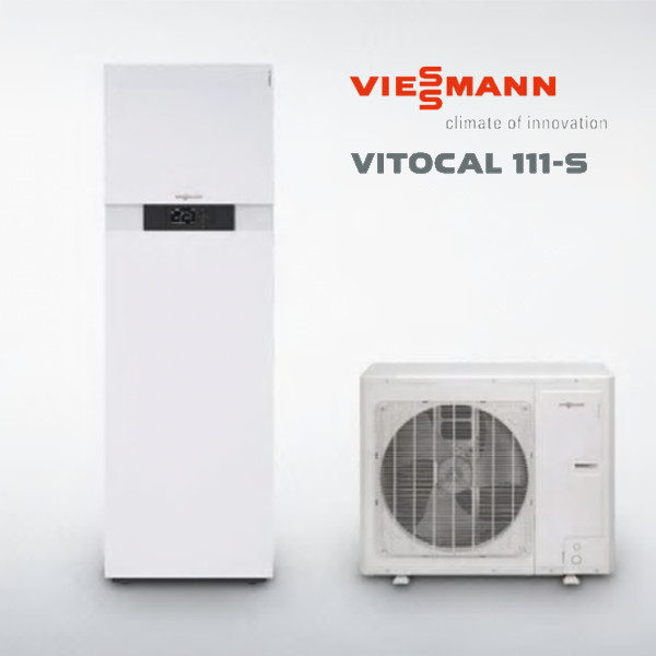 Viessmann, термопомпa Vitocal 111-S 230 AWBT-M-Е-AC 111.A, 12.0kW/10.0kW от./охл., 230V