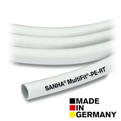 Sanha, многослойна тръба за подово и стенно отопление MultiFit PE-RT 16×2,на рулo по 400 m(черв.) @A
