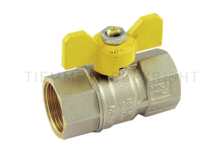 Tiemme, кран сферичен за газ 1″ жж, с Т ръкохватка @A