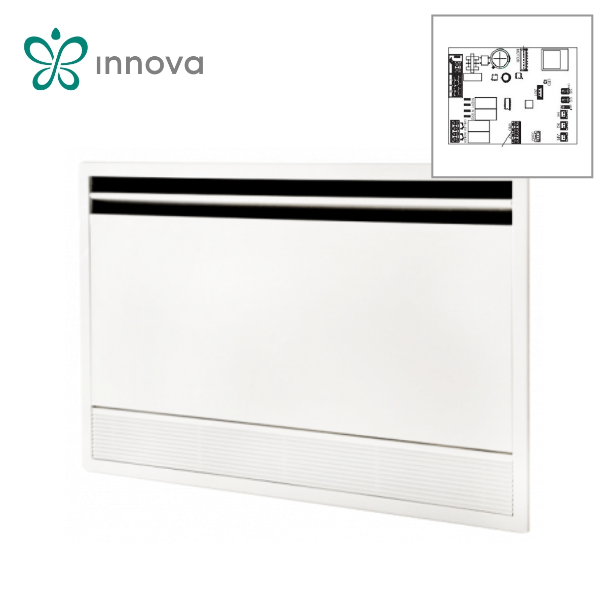 Innova, конвектор за скрит подов монтаж SLI 800 + платка за вграждане (*)