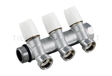 Tiemme, колектор 1″1/4, 6л, 24″x19, с вграден кран M/F
