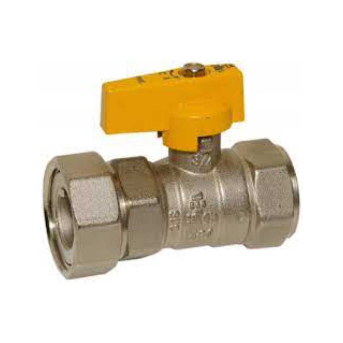 Кран сферичен за газ 3/4″x3/4″ ж с холендър