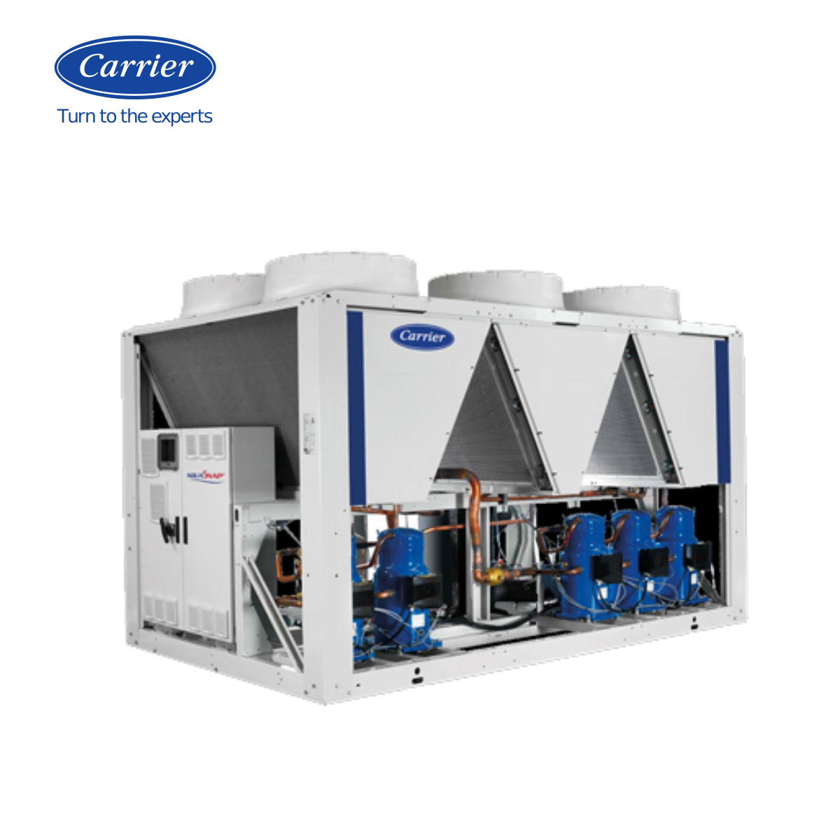 Carrier, въздухоохлаждаем термопомпен агрегат 30RQ/30RQP 17kW – 1700kW