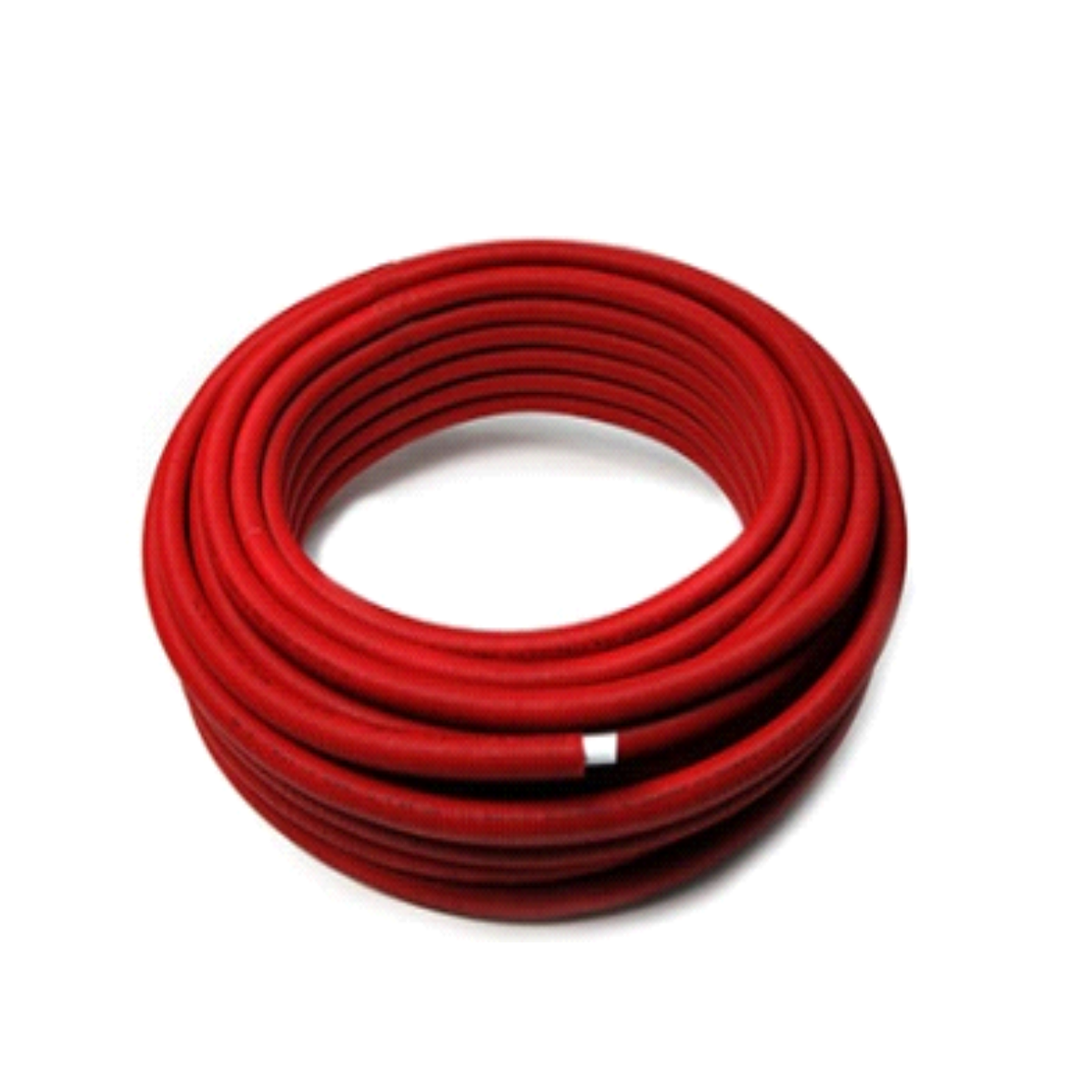 Plastica Alfa, многослойна тръба PEX-AL-PEX 16×2, на рула 100 м, червена, в гофре @А