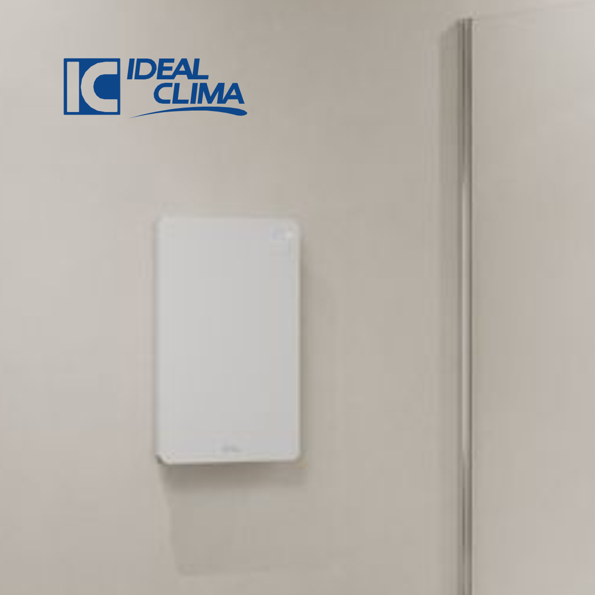 Ideal Clima, вентилаторен конвектор за баня Yoga 350 – DC INVERTER, дебелина – 9 см, WiFi ready