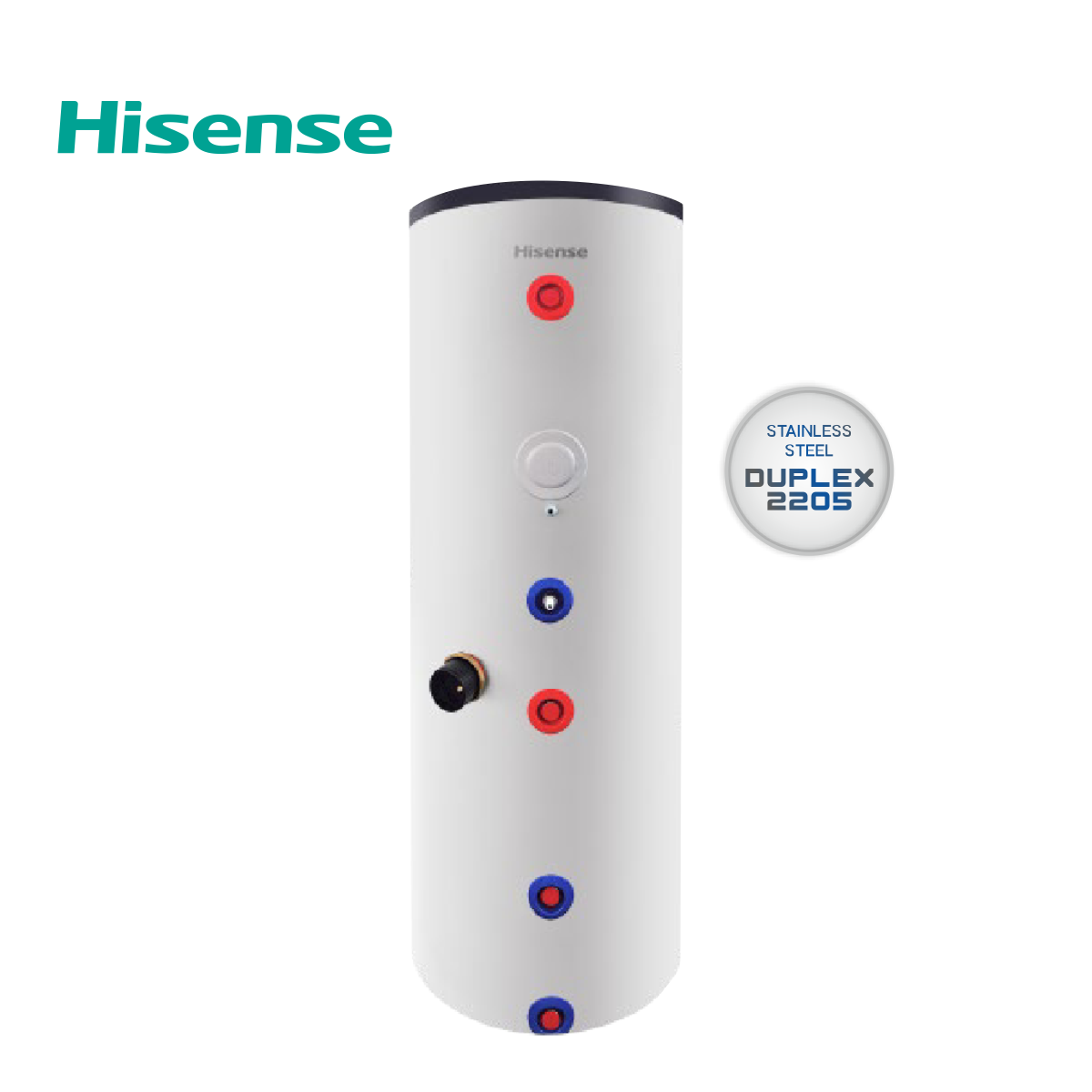 Hisense, неръждаем бойлер 300л с една серпентина