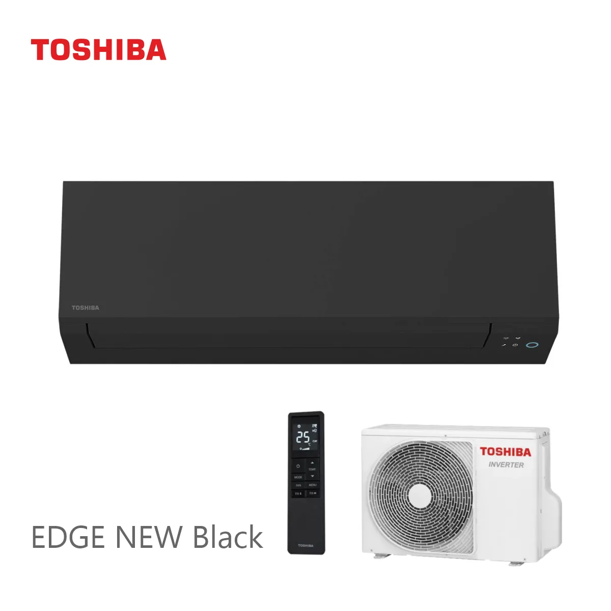 Toshiba, инверторен климатик Edge New Black 18000 BTU (*)