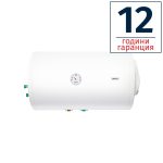 Електрически комбиниран бойлер TEDAN Combi Pro Inox 80 литра, хоризонтален, неръждаем, една серпентина, изводи отляво, ел. изводи отдясно, тръби отдолу, 2 kW
