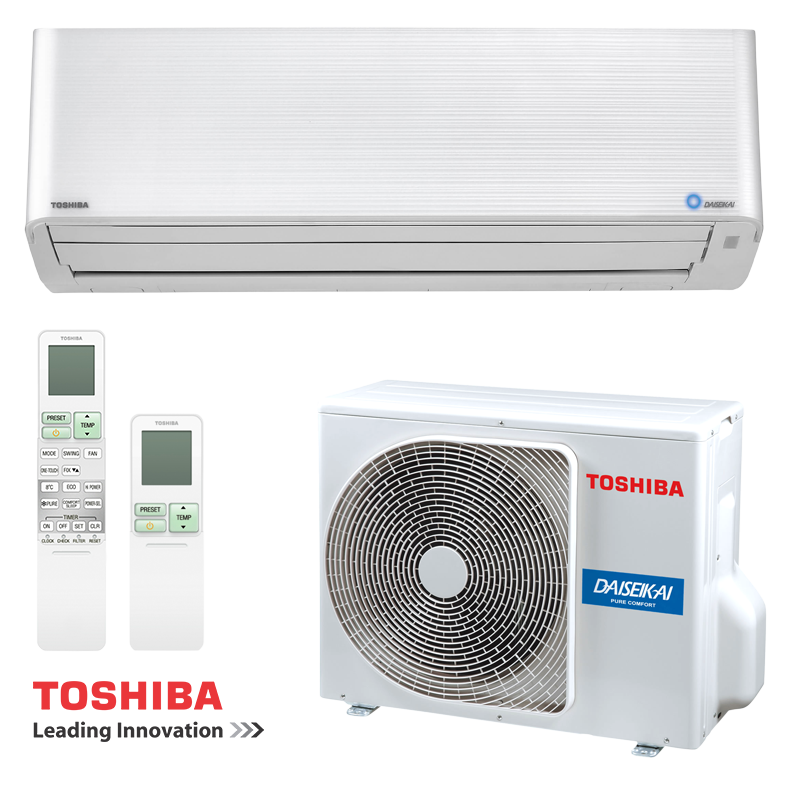 2610202568fe0a04838b1.png Инверторен климатик Toshiba Super Daiseikai 9 RAS-13PKVPG-E + RAS-13PAVPG-E - Image 1