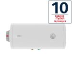 Електрически бойлер TEDAN Classic INOX 80 литра, хоризонтален, неръждаем, ел. изводи отляво, тръби отдолу, 3 kW