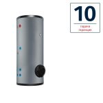 Комбиниран подово стоящ бойлер за термопомпени системи Tedan Combi Term Inox 160 литра, една серпентина, Неръждаем, 3 kW