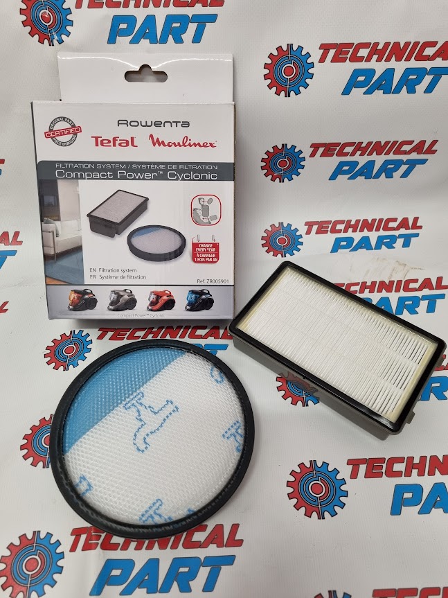 20250121_143907.jpg Филтър, Rowenta ZR005901, Compact Power Hepa Filter*1 + Foam filter washable*1 - Image 1