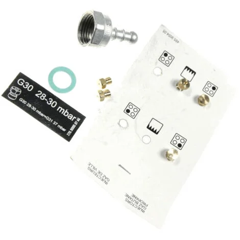 61064060_1.webp Комплект газова дюза оригинален за котлон BEKO /4431900187 - Image 1