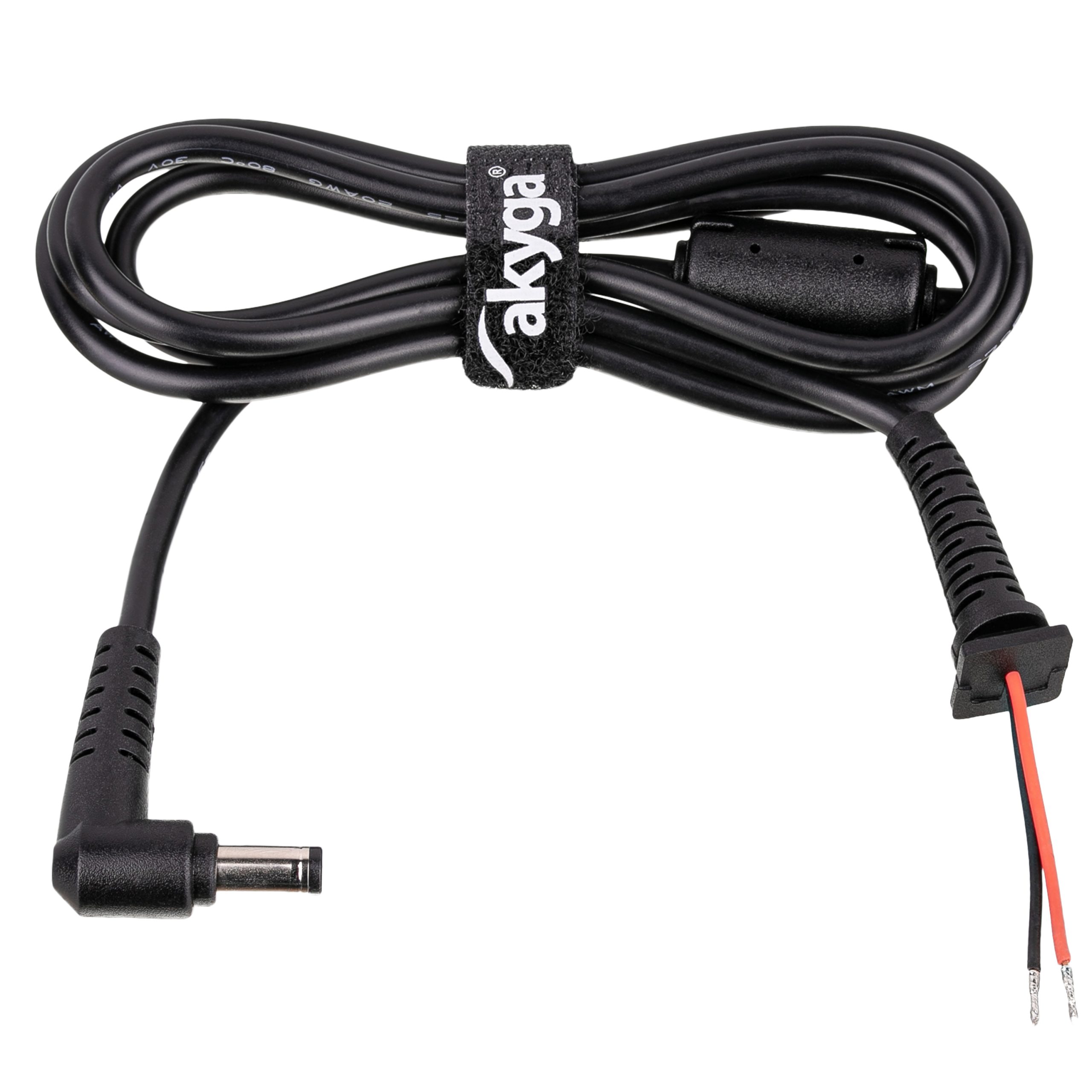 Service_power_cable_for_notebooks_Akyga_AK-SC-01_01_3000x3000-scaled-1.jpg Захранващ кабел за лаптоп Akyga AK-SC-01 5,5 x 2,5 мм Asus / Toshiba / Lenovo 1,2 м - Image 1