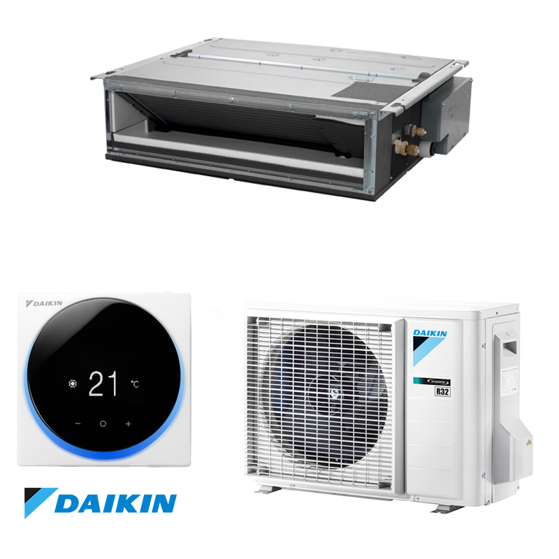 100520266a0045e35db41.png Канален климатик Daikin FDXM25F9 + RXM25A - Image 1